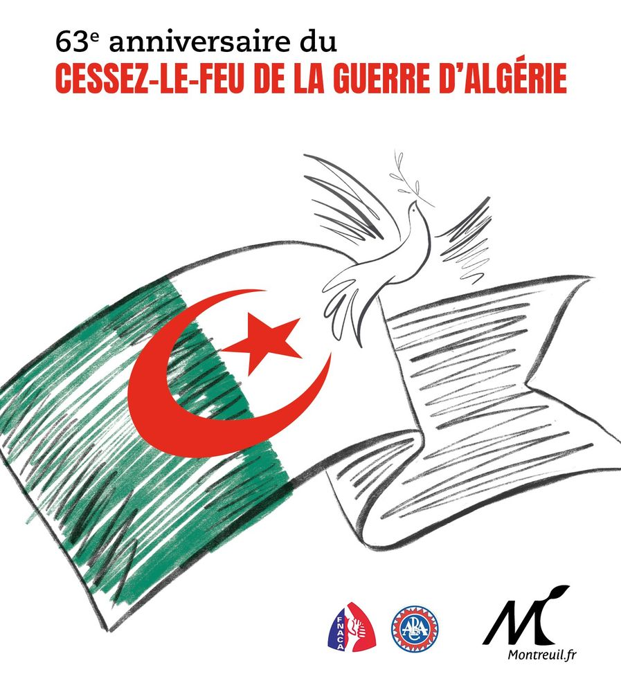 63e anniversaire du cessez-le-feu de la guerre d'Algérie