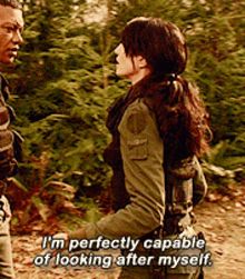 Green woodlands (Canada) with a DHD. The camera cirles around Vala Mal Doran (a white, thin woman with dark long hair that's bound together in the back) in a green military uniform with a tac vest. She stands in front of Teal'c (a tall, black man, with short cropped hair and a golden symbol on his forehead). He too wears a green military uniform with a tac vest. Vala says "I'm perfectly capable of looking after myself."

#Stargate #SG1 #ValaMalDoran