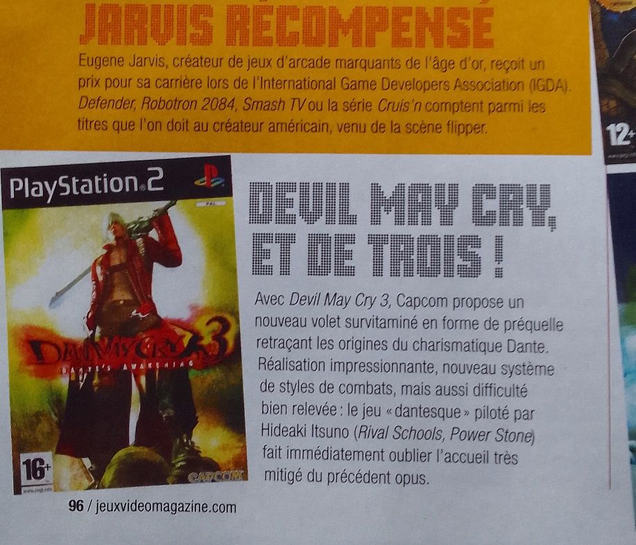 Photo tirée du n°290 de Jeux Vidéo Magazine