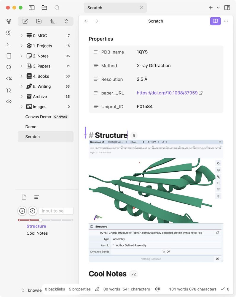 PDB viewer integration in obsidian to look at PDB structures within a markdown file

Source: https://www.linkedin.com/posts/leonardo-castorina_protein-activity-7285934811066593280-vdBd