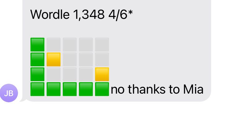 Wordle in four tries