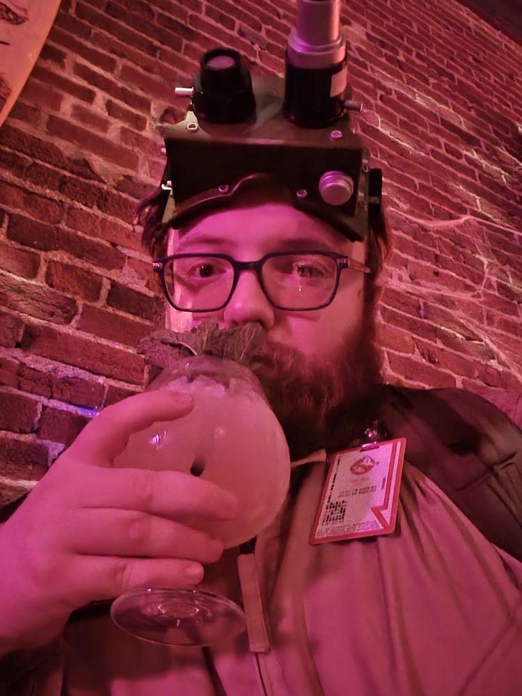 The drink was actually a Class 1 Reoccurring Substance. This is me studying it. For science.