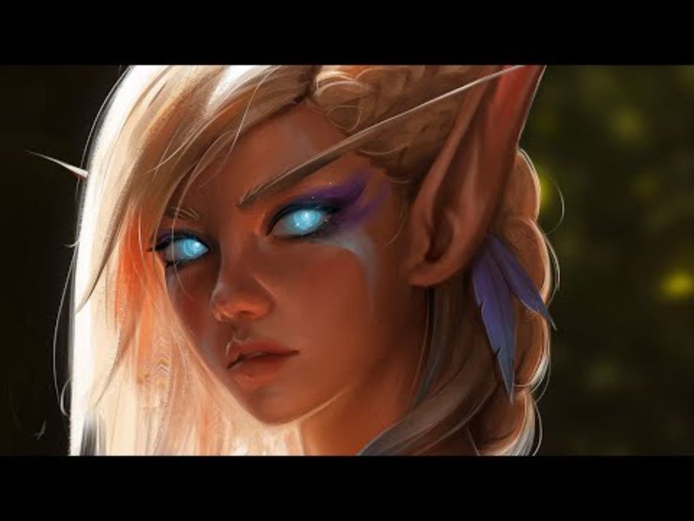 "Alleria" Painting process