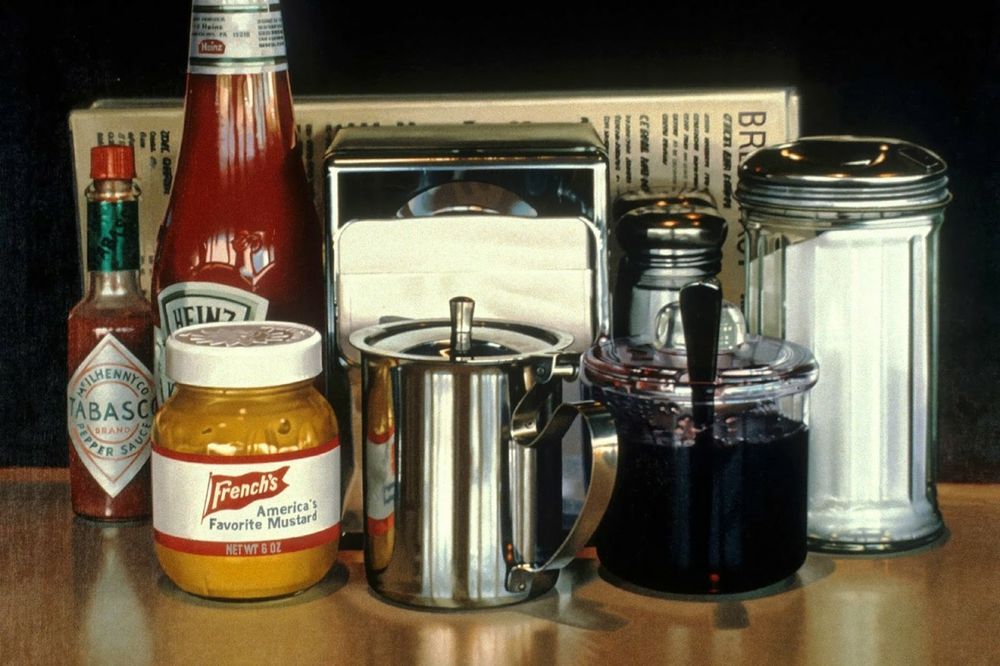 ‘america’s favourite’ by ralph goings (it’s a painting, incredibly).
