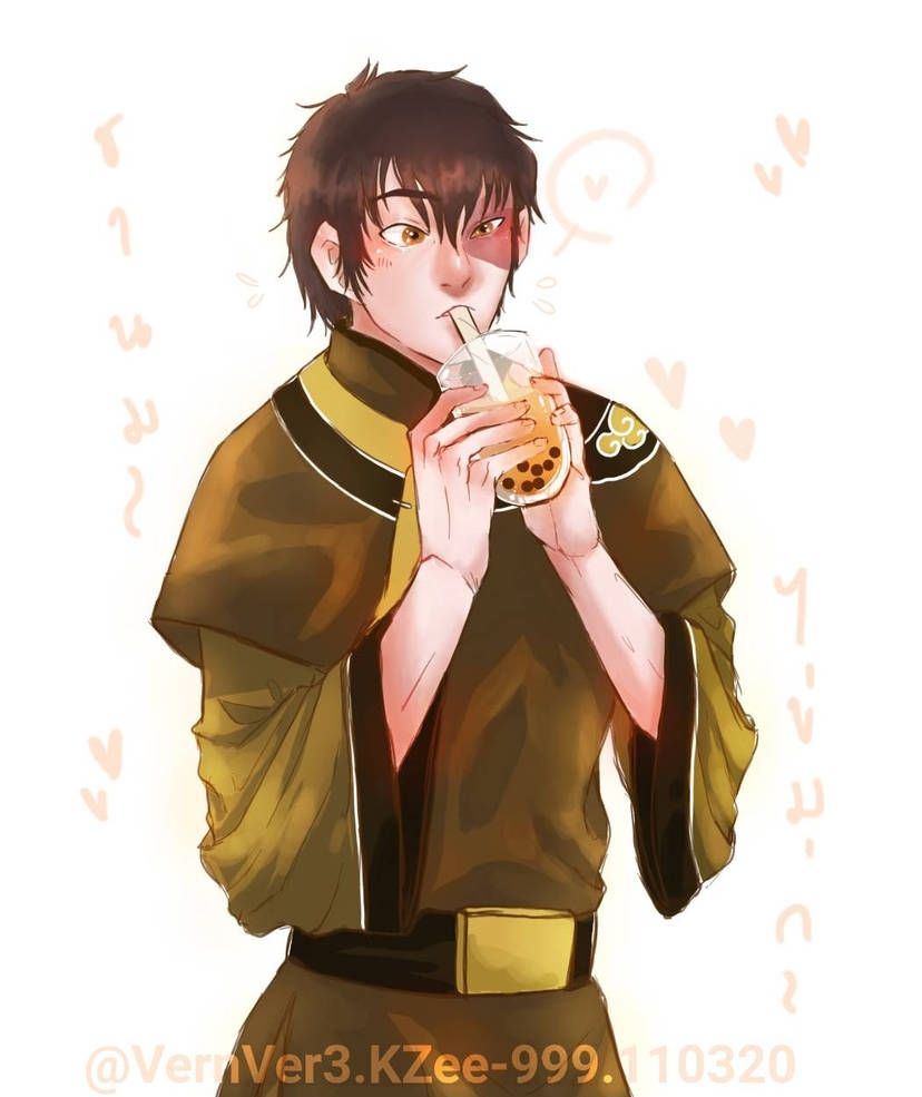 https://www.deviantart.com/kzee-999/art/Zuko-with-bubble-tea-840969899
