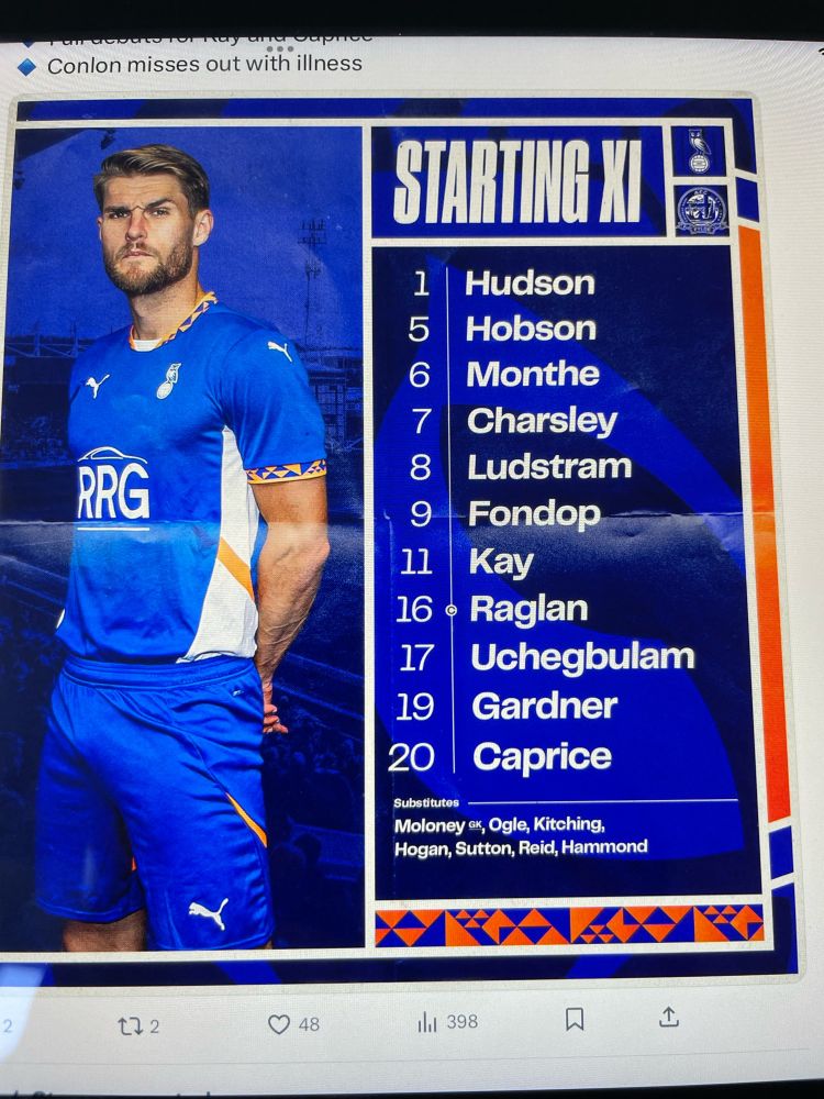 Team news for Oldham's team tonight