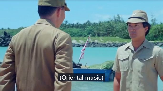 (Oriental music)
