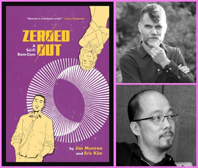 Next week on Thursday July 3rd at @thebeguiling.bsky.social, I'll be with writer @jimmunroe.net signing Zeroed Out, our new book! We'll also talk about utopia building and SF rom-com comfort food during a time of non-stop dystopian reality. Come on by! https://beguilingbooks.com/events/46911