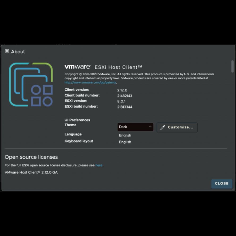 How to install and configure VMware ESXi 8.0 (update 1a) build 21813344