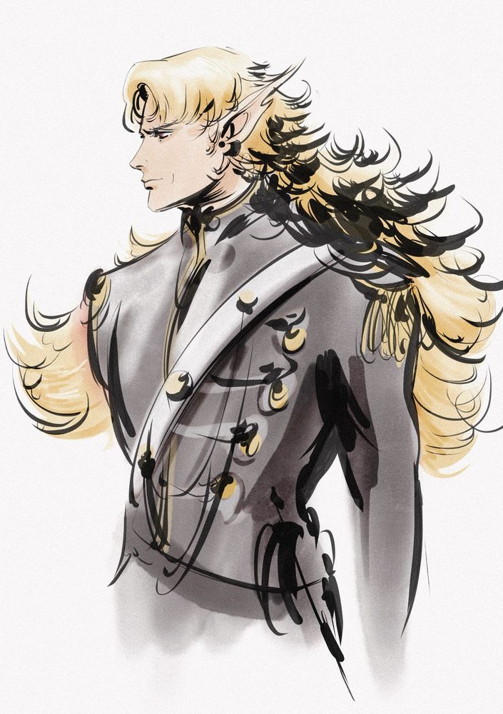 OC, colored, regal outfit