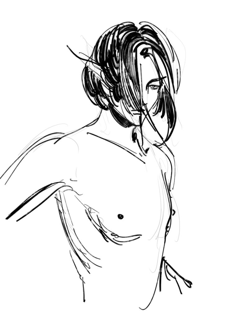 Young topless elf