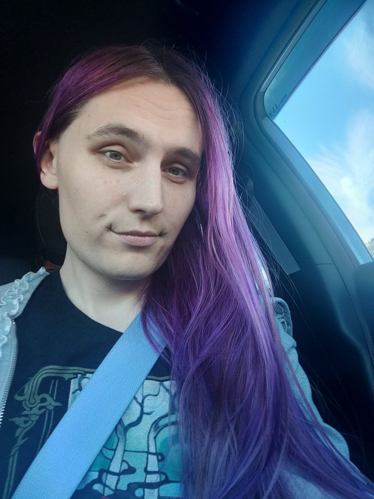Fae has purple hair