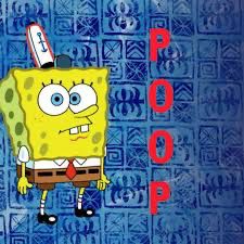Spongebob “POOP” image from the Krusty Krab training video episode 