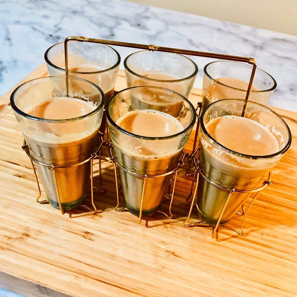 Sona’s favorite kadak adraki chai ☕️