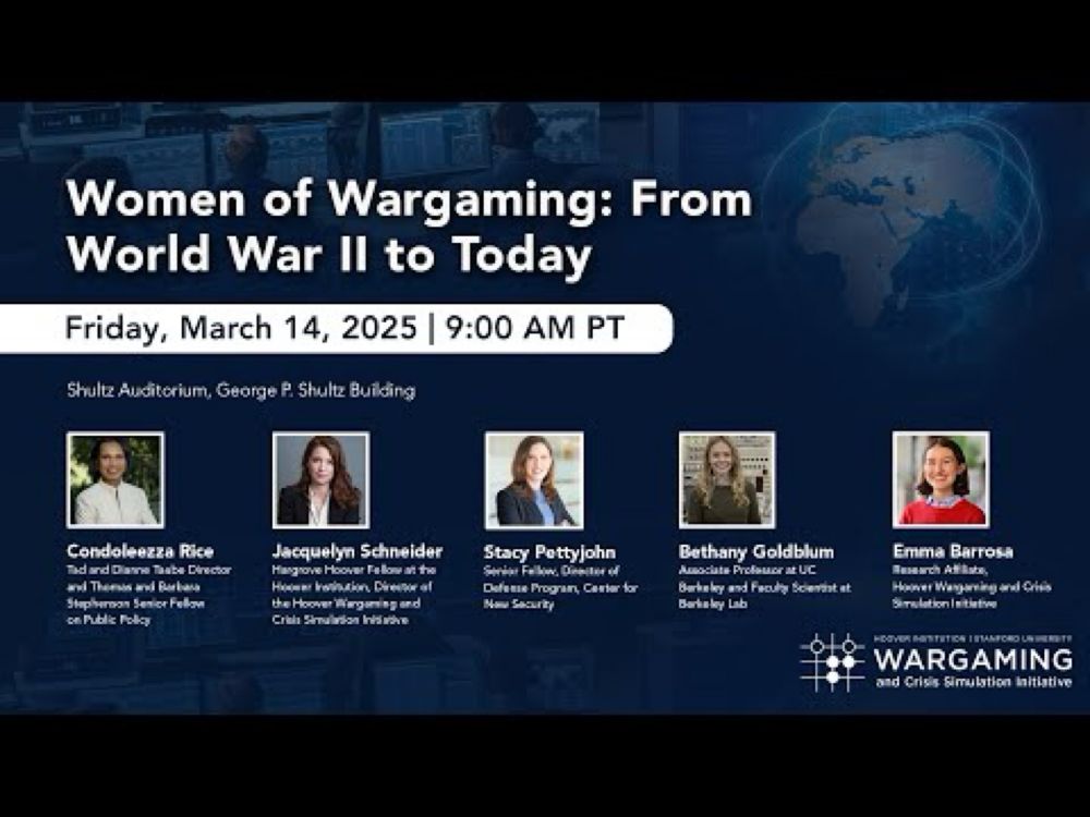 Women of Wargaming: From World War II To Today | Hoover Institution