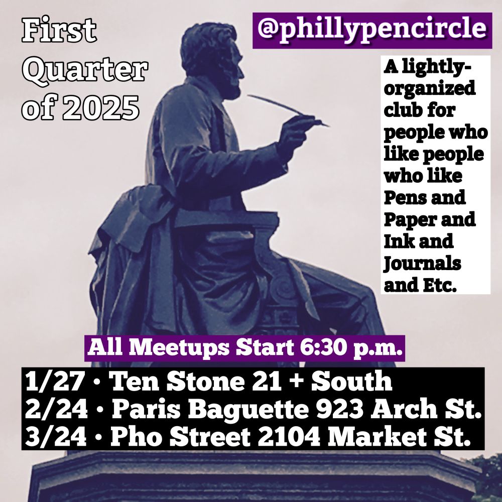 This statue of Lincoln on the edge of Kelly Drive in Fairmount Park is a fave, since he was a great, concise pen-wielder. 