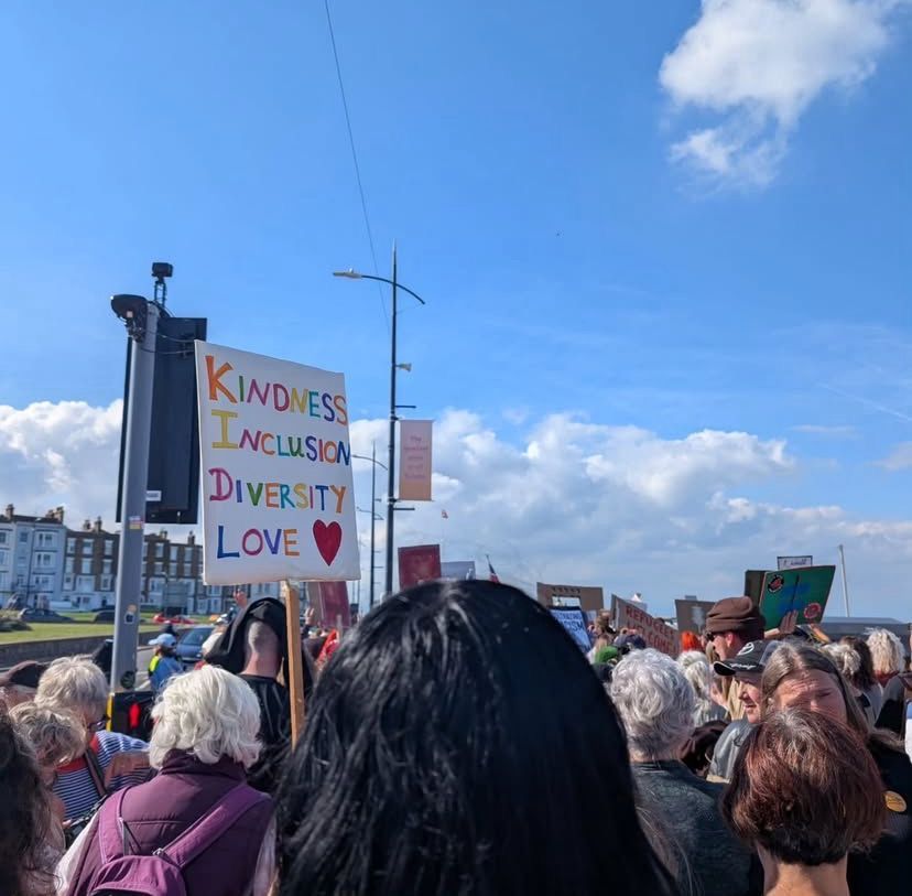 Gathering of people who love Margate and it diversity. 🎉
