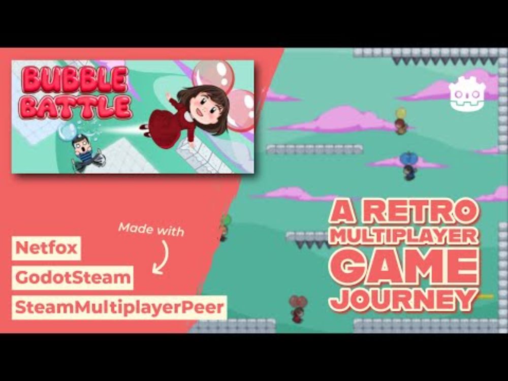 First Netfox Multiplayer Game on Steam | Bubble Battle