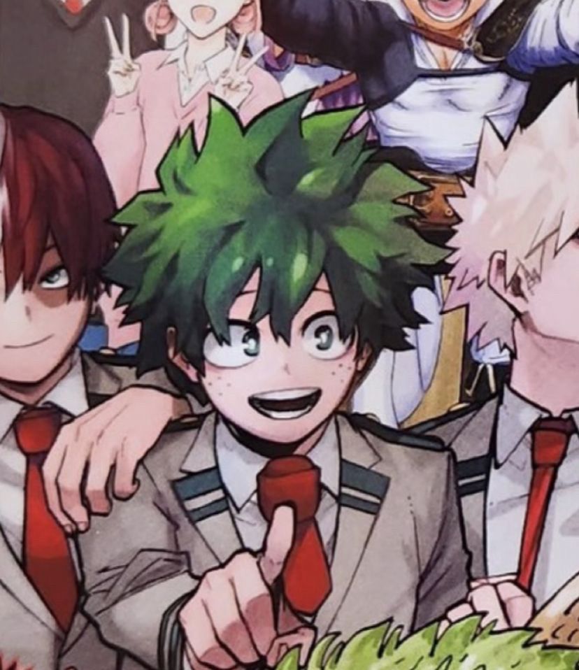 izuku midoriya image drawn by horikoshi!