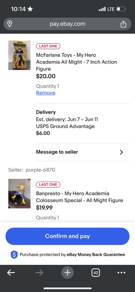 all might figures listed on ebay but i purchased them
