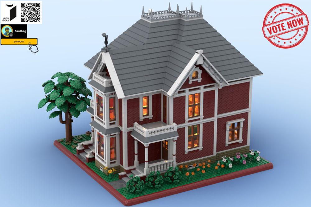 🔮LEGO Ideas: Charmed - Halliwell Manor and the Book of Shadows 🔮

Link to support: https://ideas.lego.com/s/p:673f938e93d9447583f582b46cca6111

My Halliwell Manor build still needs support!  
As a fan of the TV series Charmed I decided to create the Halliwell Manor incl. a Book of Shadows model for LEGO's 90s challenge. Unfortunatelly I failed in the challenge. But since my project received a lot of support from fans, I decided to resubmit it as an idea with a few improvements. It now needs 10,000 supporters to make it into the review that will decide whether it becomes a real LEGO set or not. Every vote counts! Please help make this dream come true!    

Thx a lot! 😊🙏