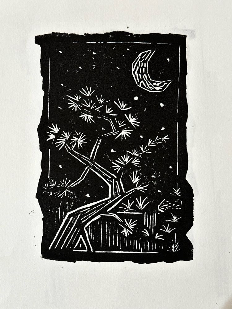 blockprint of a tree