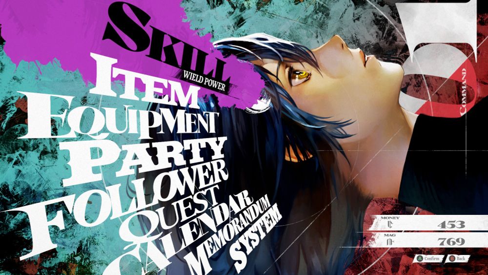 The stupidly beautiful menu of Metaphor re Fantazio 