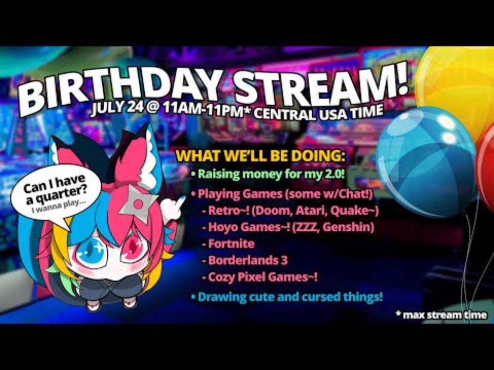 🎂 Birthday Stream: Maximum Chaos, Minimal Dignity | Raising Funds for 2.0!
