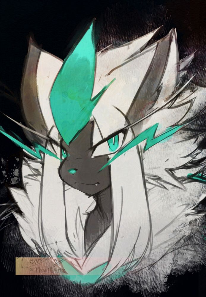 Practice/Warm-up sketch of my Zeraora OC, Yanuna
---
オリジナルキャラクター、ヤヌナの練習/ウォームアップスケッチです。
