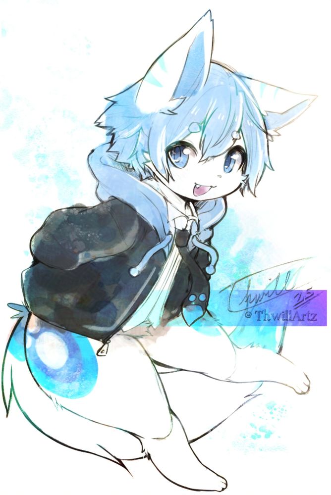 Way back in April, I started an art raffle on Twitter/X at 31,313 (since I missed 30k and I like funny numbers.)

Because I took so long with life happening and because we were close enough to 1k reposts, I decided to roll 3 winners instead on 1. This has indeed served as good practice since I had to readjust my brushes and tablet settings.

2 more, hope you're excited!
Expect more raffles in the future too!