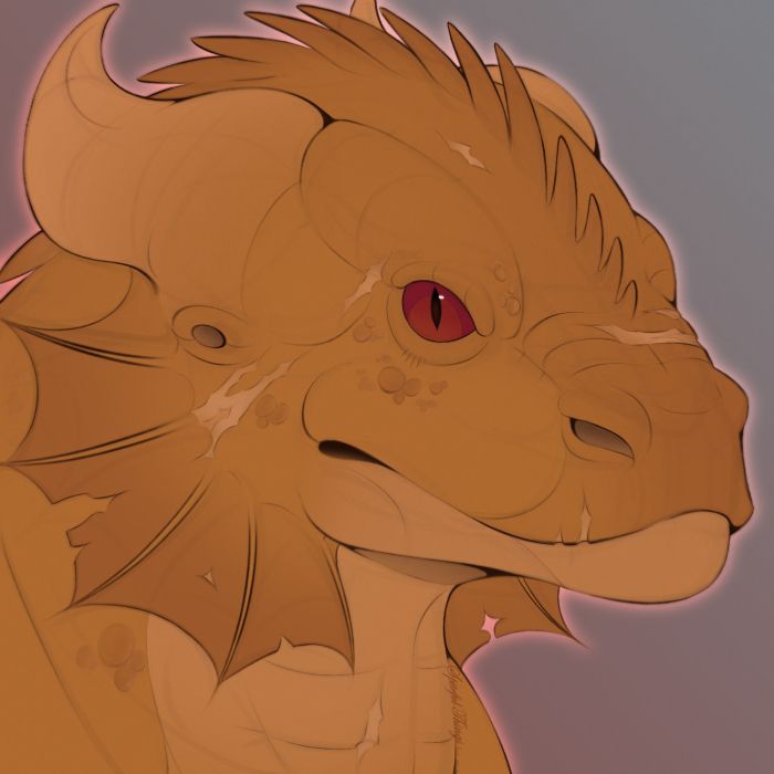 A digital bust colored commission, featuring a dragonborn oc.