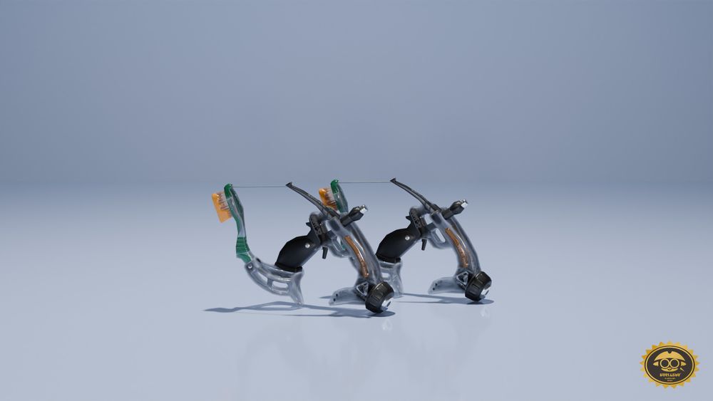 Clear Dapple Dualies (An existing variant of the Dapple Dualies. The Main body is see through and the toothbrushes at the end of the weapon are green instead of blue. Much like Camo Tent this was relatively easy as the models/textures are the same between S2 and S3, however to get the transparent look I wanted for the body I had to mess with transparency stuff which took a bit and may have resulted in clear bristles on the brush, but I like it and I think some toothbrushes do have at least somewhat transparent bristles.)