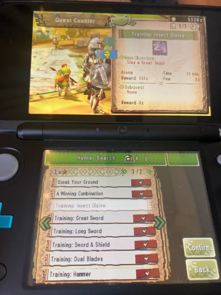 Monster hunter 4 ultimate on 3ds