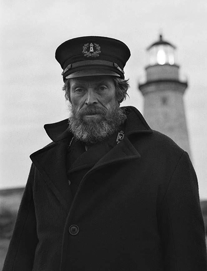 Willem Defoe in the lighthouse