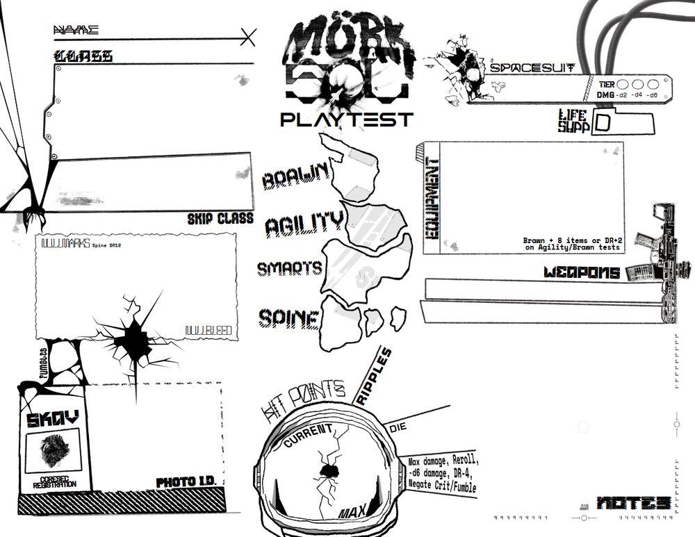 Mork Sol character sheet