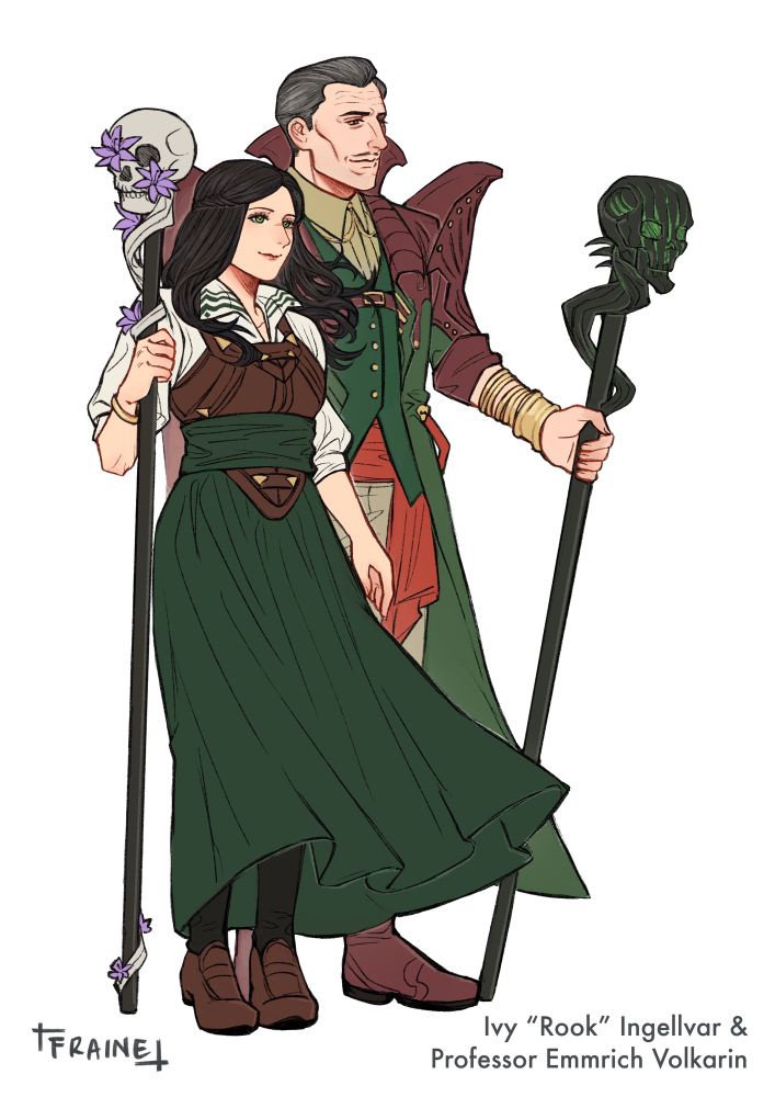Ivy and Emmrich standing together 