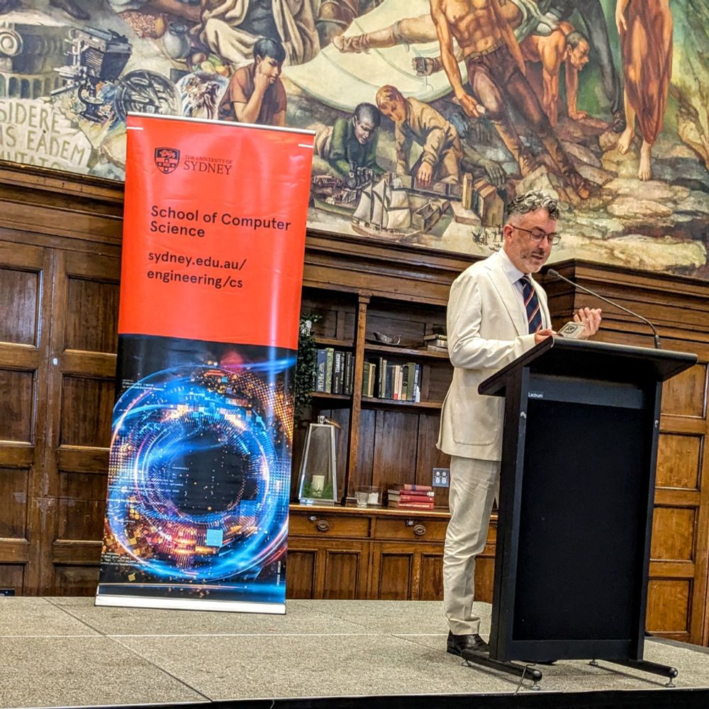 Prof. Tony Wirth, Associate Head of School, introducing the ceremony