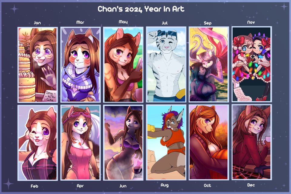 Art summary of pictures made in 2024.