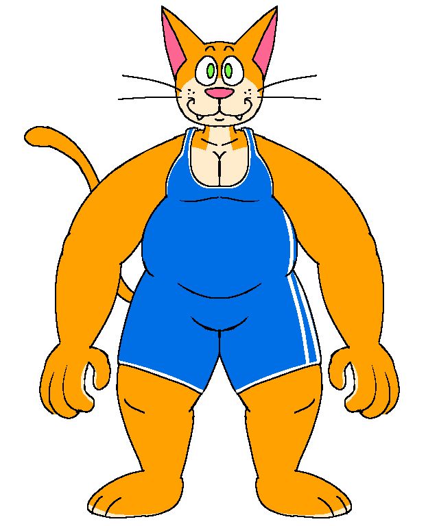 Jamal, the wrestler cat