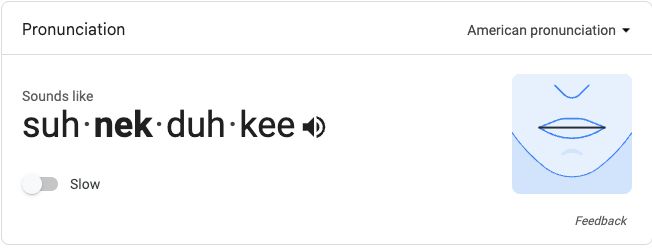 how to pronounce synecdoche