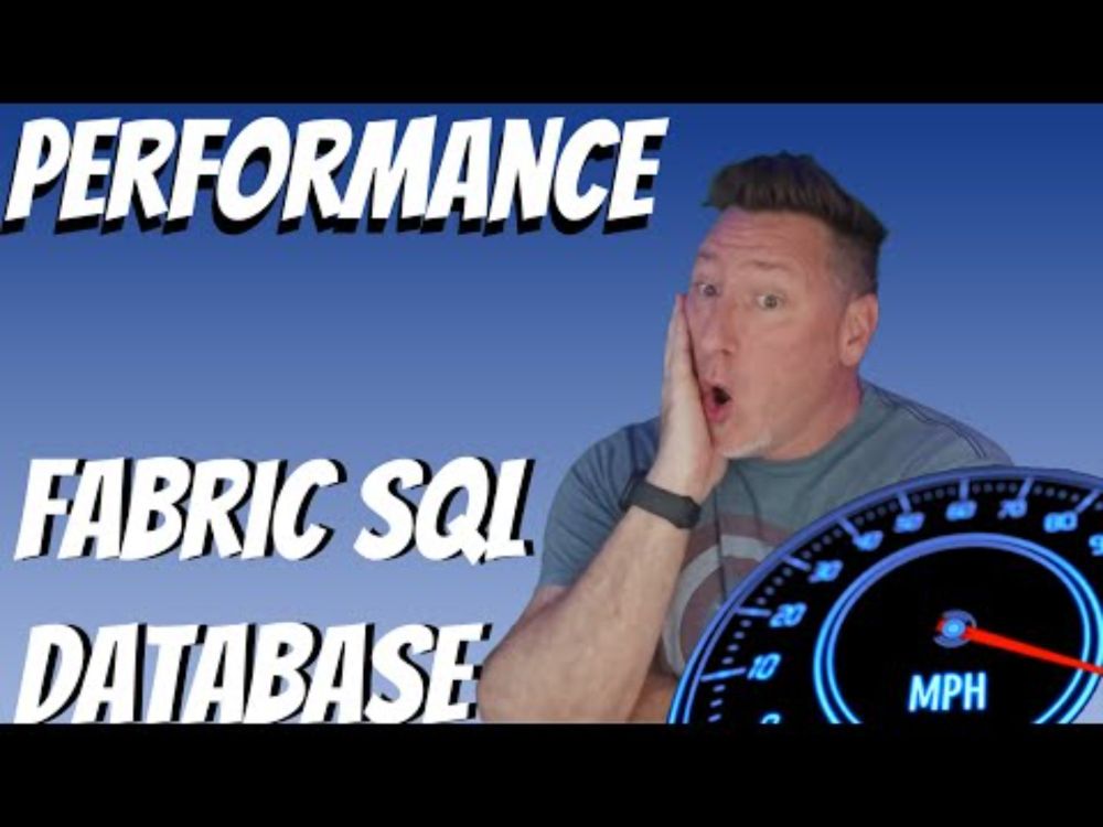 Microsoft Fabric SQL Database Performance Monitoring!