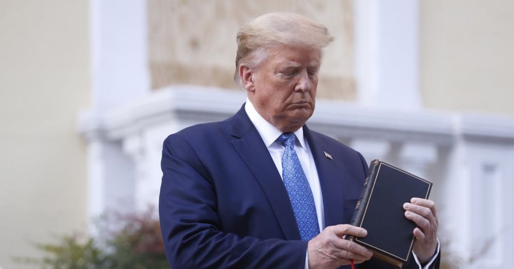 Take a Wild Guess on Where Trump’s “God Bless the USA” Bible Is From