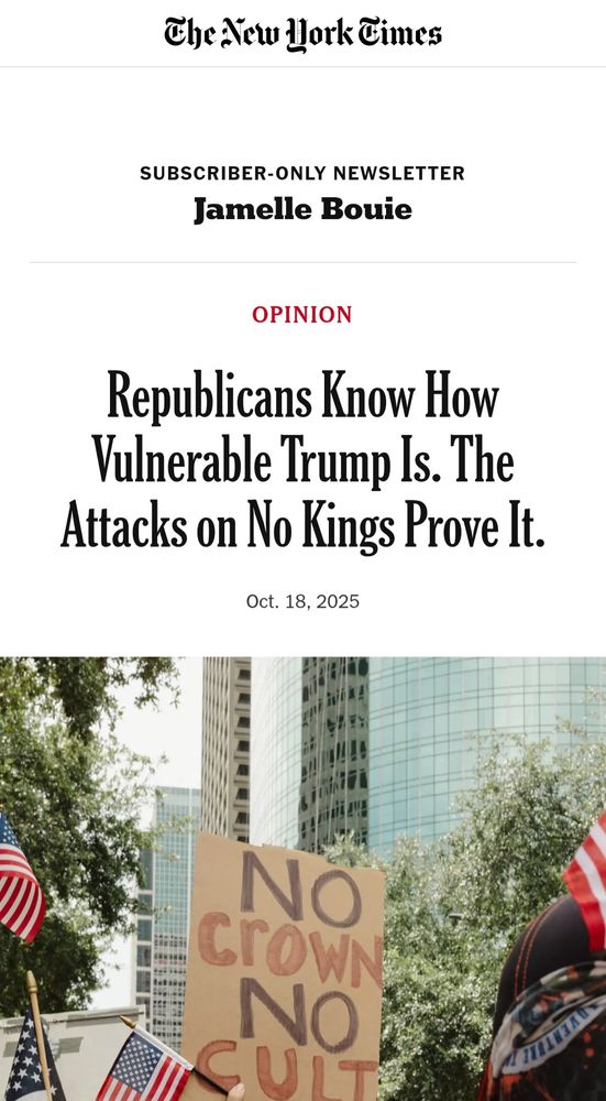 "Republicans Know How Vulnerable Trump Is. The Attacks on No Kings Prove It."