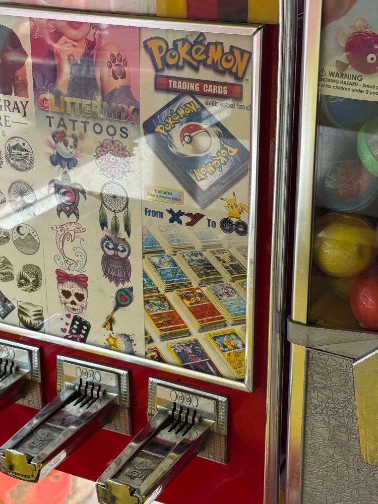Pokémon card dispenser