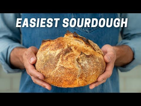 The Easiest Actually Good Sourdough Bread (No Mixer)