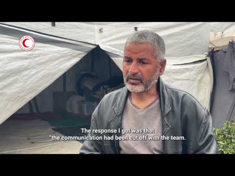 والد الشهيد المسعف رفعت رضوان| Rifat Radwan filmed his final moments