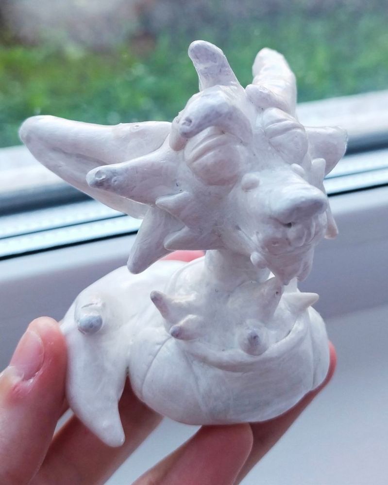 My first polymer clay figure lol