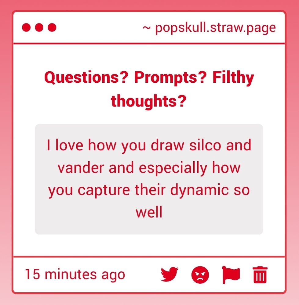 strawpage screenshot "I love how you draw silco and vander and especially how you capture their dynamic so well"