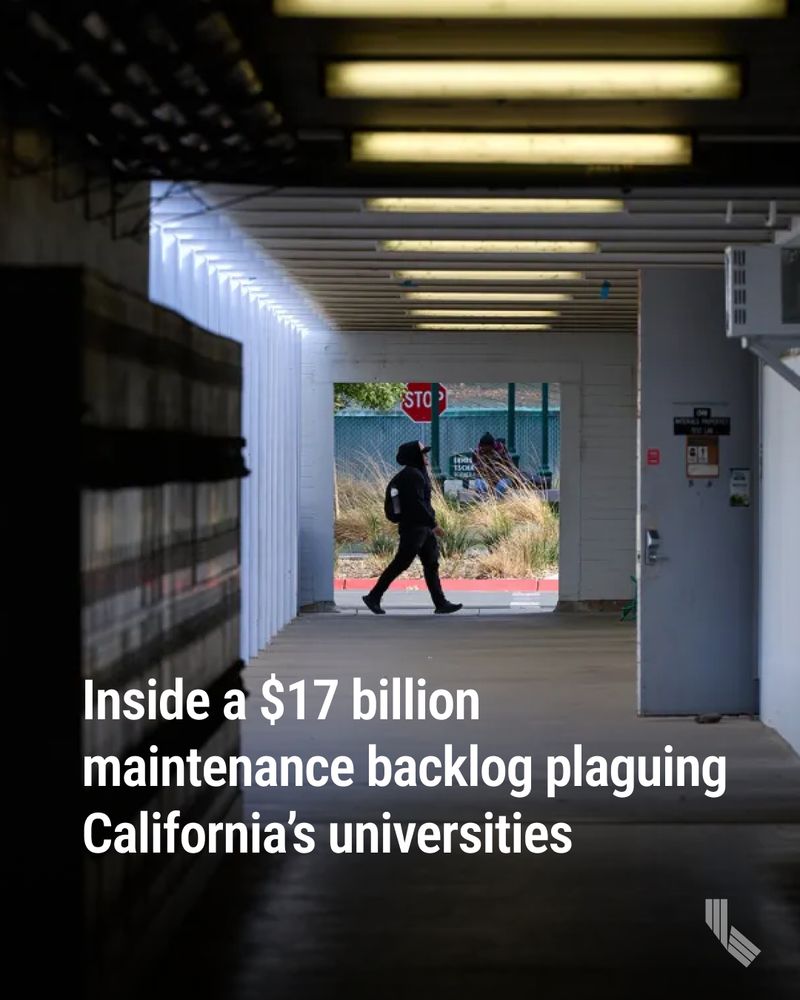 A person walks past Santa Clara Hall at Sacramento State in Sacramento on Oct. 30, 2024. Photo by Fred Greaves for CalMatters

Headline: Inside a $17 billion maintenance backlog plaguing California’s universities

