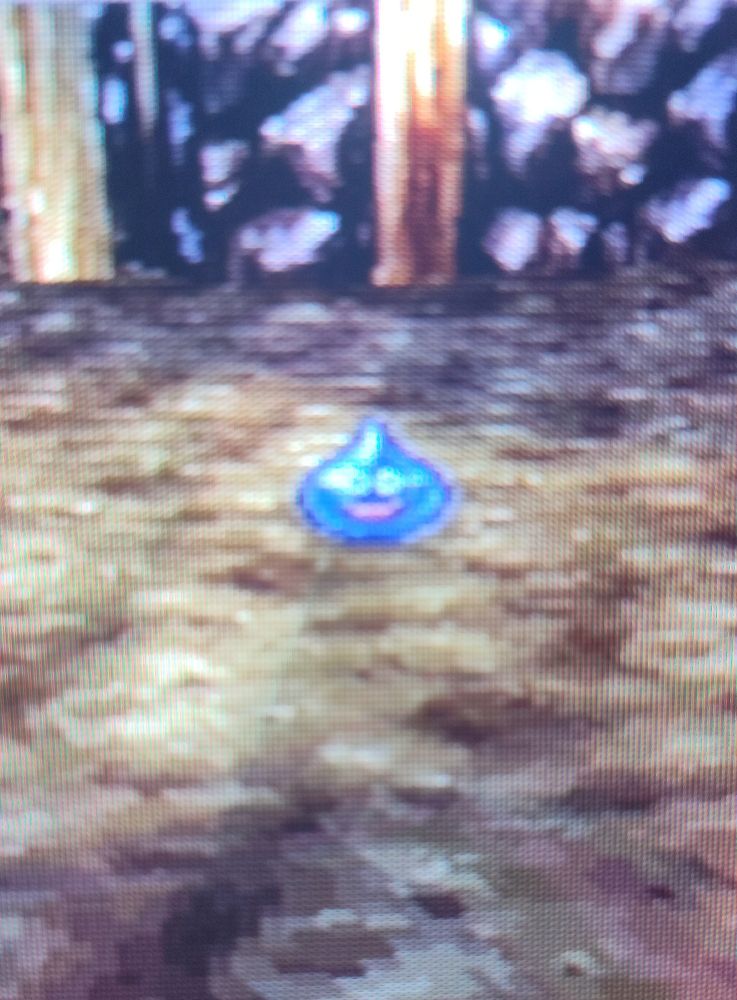 Dragon Warrior VII PS1 

A lone slime in a mineshaft faces the heroes.